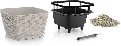 BACINO Cottage Sand Brown Planters as Full Set